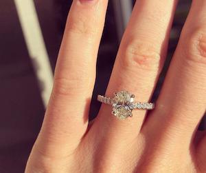 Women with a ring