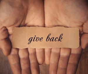 Give back