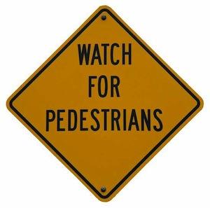 Pedestrian Sign