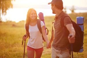 Couple on a hike